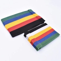 Organisateur de câbles de données, design tête de chat, sangle Velcro double face en tissu (Nylon + Polyester), sangle de rangement minimaliste