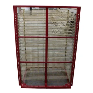 Color galvanized 30 50 layers screen printing drying racks supplier