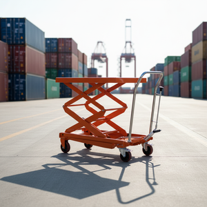 Mobiel hefplatform, handmatige hydraulische magazijnheftruck, klein laadklepvoertuig - Product Image 2