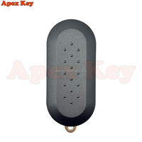 Clé télécommande de voiture ID46 2/3 boutons 433Mhz pour Fiat 500 500L MPV Ducato Citroën Jumper Peugeot Boxer 2008-2015