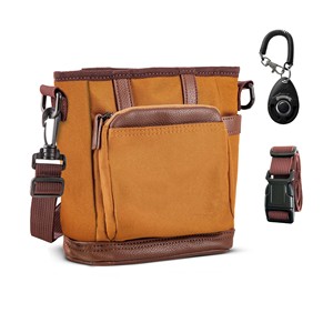 Échantillon gratuit, sac à friandises pour animaux de compagnie personnalisé, sac à collation, nylon Oxford, distributeur de sacs à déjections canines pour promenades, sac à déjections canines durable pour l'entraînement - Product Image 1