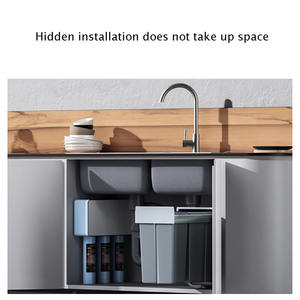 <span class=keywords><strong>Poubelle</strong></span> de compostage rectangulaire extractible <span class=keywords><strong>sous</strong></span> <span class=keywords><strong>évier</strong></span> pour cuisine, en PP écologique, capacité 20L, type induction, gris, usage intérieur - Product Image 5