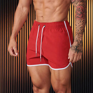 Pantalones Cortos Cargo para Hombre, Marca Americana de Moda, a Rayas, Cintura Media, Secado Rápido, para Verano, Correr, Entrenamiento, Playa, Casual - Product Image 2