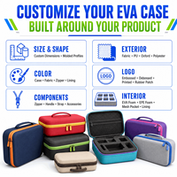 Étui de diagnostic automobile personnalisé en EVA, sac de rangement antichoc avec insert en mousse