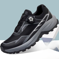 Chaussures de randonnée pour hommes, confortables et souples, avec bande élastique, 2 couleurs en stock, petites commandes acceptées, livraison rapide