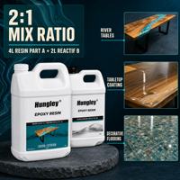 Résine époxy pour table, super transparente, anti-jaunissement, résistance maximale aux UV, qualité alimentaire, époxy cristallin, brillant, sans bulles, bar