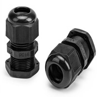 Presse-étoupe industriel 3/4" NPT étanche IP68 en nylon pour câble basse tension, connecteur de passage de câble avec décharge de tension, joint de câble EPDM
