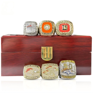 Anillo de Campeonato Denver <span class=keywords><strong>Mustang</strong></span>, Juego de 6 Piezas, Anillo de Campeones Personalizado, Anillo de Campeonato Personalizado, Joyería Masculina de Alta Calidad, Regalos - Product Image 5