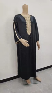 Vente flash <span class=keywords><strong>2021</strong></span> Nouvelle conception Vêtements pour hommes Style marocain Dubaï Musulman Africain Grande taille Vêtements islamiques <span class=keywords><strong>Chemise</strong></span> Robe Thobe pour hommes - Product Image 6