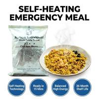 Ration de survie d'urgence MRE 24H prête à manger, riz instantané pour la survie en plein air