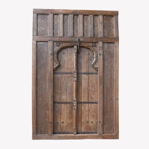 Artisanat Haswani, Jharokha en bois sculpté à la main, design de fenêtre royale vintage - Product Image 1