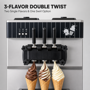 Máquina de Helados Automática de <span class=keywords><strong>3</strong></span> Sabores, Máquina Comercial para Hacer Helados Suaves para Negocios, Camión de Helados - Product Image 3