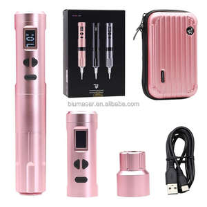 Offre Spéciale sourcils et lèvres <span class=keywords><strong>Tatoo</strong></span> Machine Biomaser stylo de tatouage Kit complet de stylo de tatouage rotatif sans fil Machine à tatouer stylo - Product Image 1