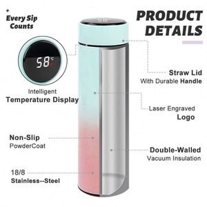 กระติกน้ำสุญญากาศสแตนเลสแบบกำหนดเอง ขนาด 17 ออนซ์ 500 มล. - Product Image 4