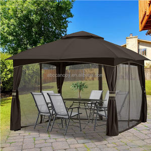 Carpa para Fiestas ABCCANOPY, Gazebo con Techo de Lona Resistente y Estructura Metálica, Muebles de Jardín, Gazebos de Madera - Product Image 5