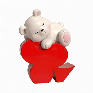 Nueva Escultura de Oso de Resina de Estilo Folclórico Moderno, Decoración para el Hogar, Adorno para Sala de Estar, Mueble de TV, Lateral del Sofá - Product Image 1
