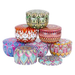 2.2oz 4.4oz Offre Spéciale minuscule créatif noël chocolat bonbons <span class=keywords><strong>bougie</strong></span> fer blanc couleurs mélangées créatif métal étain pot <span class=keywords><strong>pour</strong></span> <span class=keywords><strong>bougie</strong></span> - Product Image 3