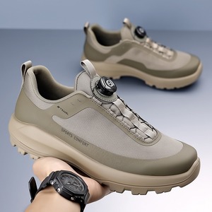 Nouvelles chaussures décontractées d'extérieur 2026 pour hommes, à semelle en caoutchouc, respirantes en maille, avec boucle rotative, pour la randonnée - Product Image 4