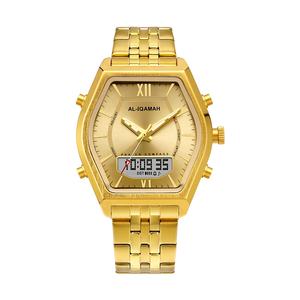 Montre connectée islamique <span class=keywords><strong>de</strong></span> prière Azan avec <span class=keywords><strong>direction</strong></span> Qibla, étanche IP67, boîtier <span class=keywords><strong>en</strong></span> acier, écran TFT, fonctions arabes, alarme heures <span class=keywords><strong>de</strong></span> mosquée - Product Image 4