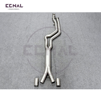 Tuyau intermédiaire Ecnal Valvetronic GT4 à longueur égale pour BMW G87 G80 G82 M2 M3 M4, tuyau intermédiaire haute performance en acier inoxydable de 3 pouces à 4 pouces