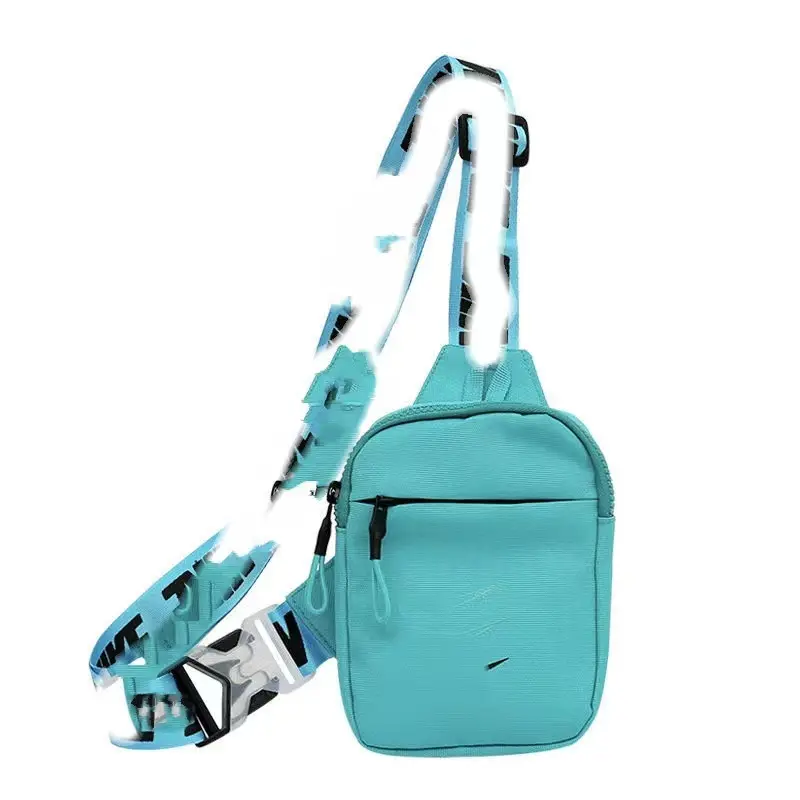 Fashion Ladies Sling Bag Men Leather Shoulder Bag Waterproof Multifunctional Chest Bag with USB Charging Port