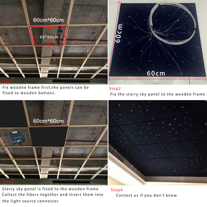 Illuminazione a Fibra Ottica LED RGBW PMMA per Soffitto Effetto Cielo Stellato con Telecomando IP33 e Design Leggero per Casa/Sala Cinema/Bar - Product Image 5