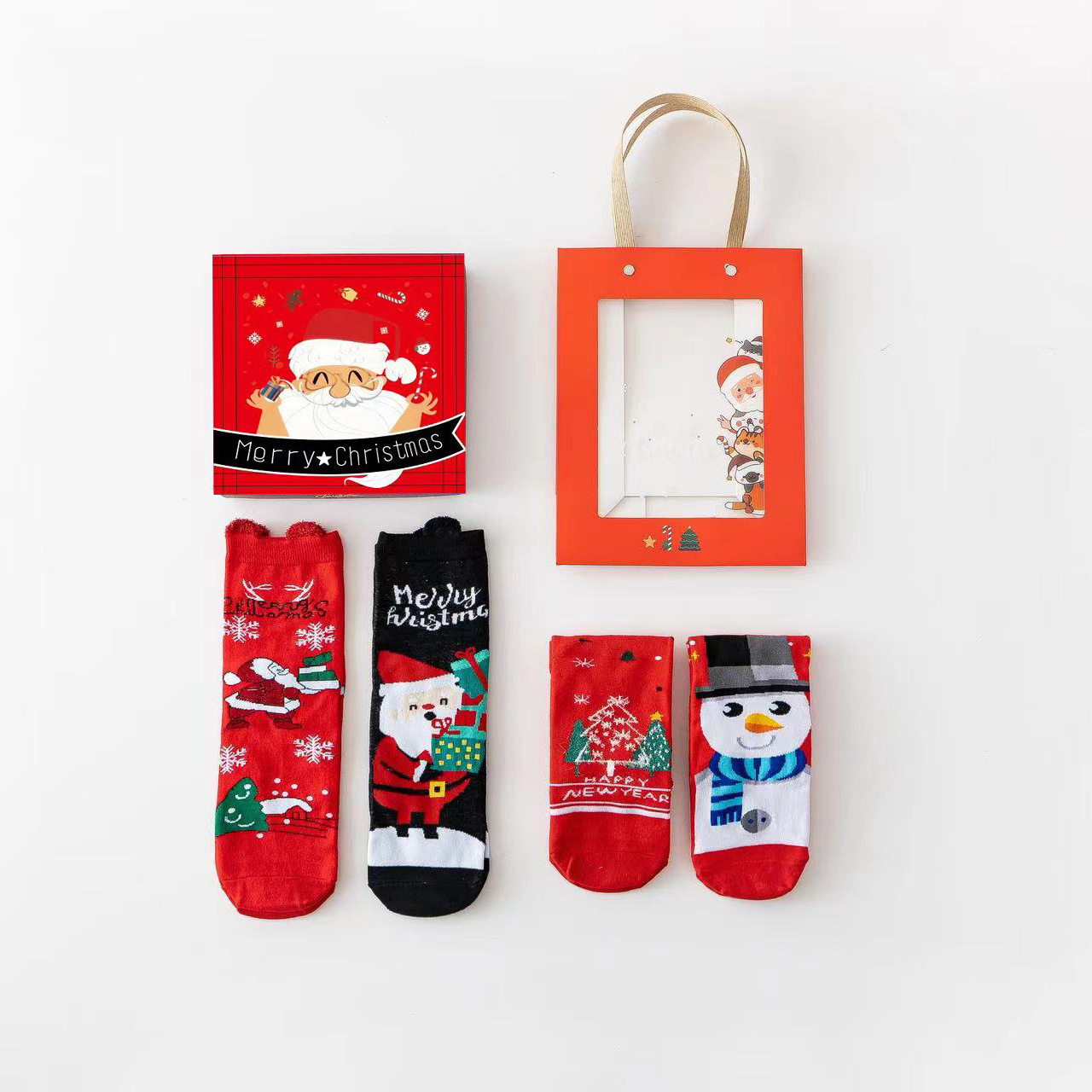 Red Snow Man E 1 boîte contient 4 paires