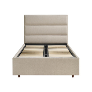 Cama de Almacenamiento de Tela de Nuevo Diseño de Fábrica OEM/ODM al por Mayor con Base de Cama de Tablero de Madera - Product Image 1