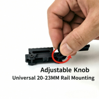 Riser Mount Scope Aluminium Alloy SEB-S Langsung dari Pabrik, Satu Bagian, Mesin CNC, Aksesoris Taktis