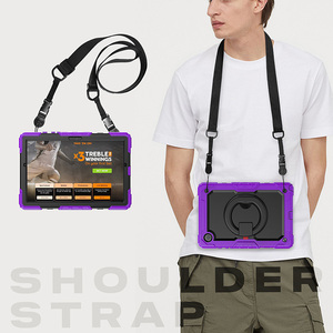 Per <span class=keywords><strong>Samsung</strong></span> Galaxy Tab <span class=keywords><strong>A8</strong></span> custodia da 10.5 pollici X200 antiurto con impugnatura girevole a 360 gradi e tracolla - Product Image 5