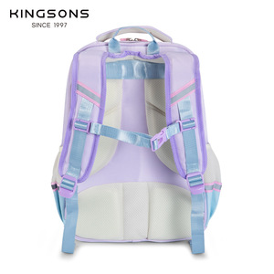 Kingsons Student <b>Backpack</b> 18 In Spine Protecting For Girls School Education <b>Large</b> Capacity With Zipper Pocket - Product Image 2