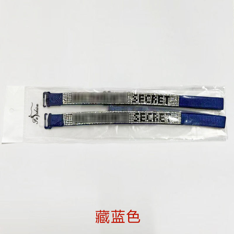 Victrias secret con tracolla diamantata-blu navy