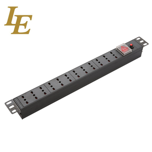 PDU de 19 Pulgadas, Negro, 1U, Aluminio, 6 Tomas de Corriente, Protección Contra Sobretensiones, Protección Contra Rayos para Sistemas de Suministro de Energía - Product Image 3