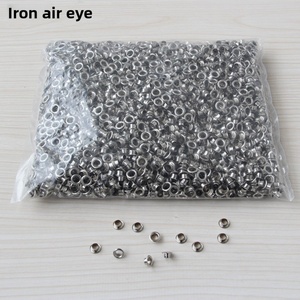 Botones de metal de hierro de 10 mm al por mayor, ojales huecos y anillas para ropa y equipaje - Técnica de chapado - Product Image 3