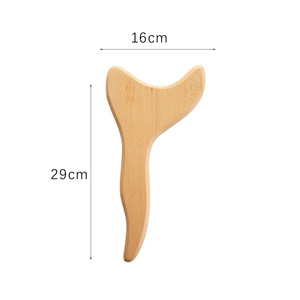Outil <span class=keywords><strong>de</strong></span> massage artisanal en bois <span class=keywords><strong>de</strong></span> hêtre, bâton <span class=keywords><strong>de</strong></span> grattage en forme <span class=keywords><strong>de</strong></span> queue <span class=keywords><strong>de</strong></span> poisson pour le drainage des méridiens corporels et la relaxation musculaire, vente en gros - Product Image 6