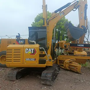 Meilleure vente d'occasion haute efficacité opérationnelle Mini pelle sur chenilles Cat 305.5E2 Machine à Shanghai - Product Image 1