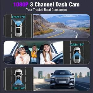 3 canali STARVIS <span class=keywords><strong>2</strong></span> sensore macchina fotografica 4k WIFI Dash Camera HDR visione notturna auto scatola nera ADAS auto DVR anteriore e posteriore Dash Cam 4K - Product Image 3