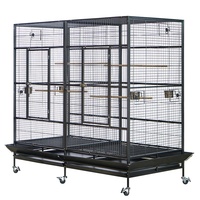 Cage à oiseaux extra-large en fer, moderne et écologique, pour faisan doré et perroquets, avec fermeture à bouton-pression, prix économique