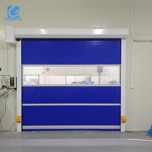 Puerta Rápida Automática de Alta Velocidad, Plegable y Apilable, de PVC Resistente al Viento, de Alta Calidad, Puerta de Seguridad <span class=keywords><strong>para</strong></span> Taller - Product Image 2