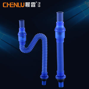 Manguera de desagüe flexible de 1/2 pulgada para lavabo de baño, tipo directo, para gabinete - Product Image 2