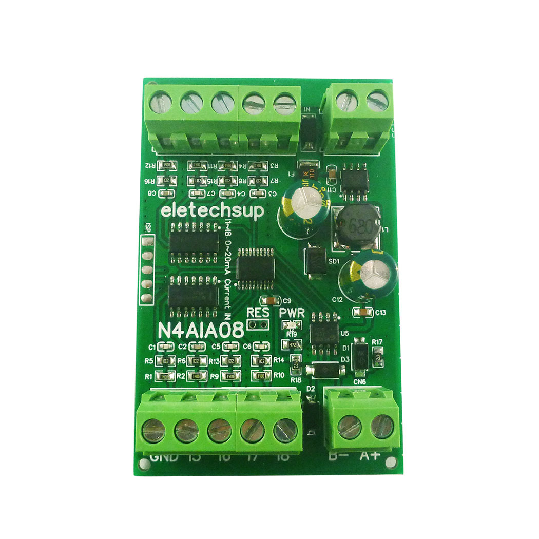 Module Acquisition Température 16 Canaux RS485 Modbus RTU - Thermocouple Type K - Plage -270°C à 1350°C