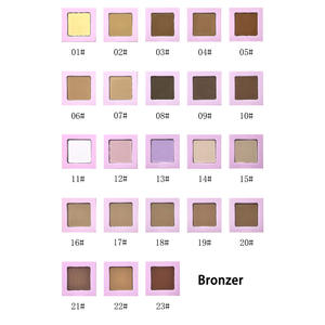 Maquillaje facial personalizado de MOQ bajo, pigmentos altos de Color oscuro, etiqueta privada de larga duración, <span class=keywords><strong>bronceador</strong></span>, paleta de contorno de polvo prensado - Product Image 5