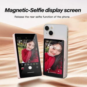 2025 nueva llegada portátil HD inalámbrico magnético teléfono Vlog Selfie Monitor pantalla proyector para teléfono Selfie equipo <span class=keywords><strong>auxiliar</strong></span> - Product Image 2