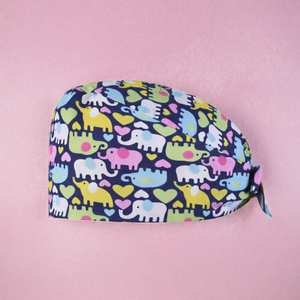 Gorro Quirúrgico Unisex Ajustable de Tela, Gorro Médico de Algodón y Poliéster para Hospital y Clínica - Product Image 3