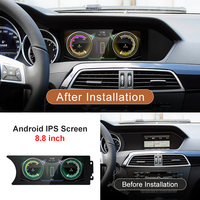 Lecteur multimédia de tableau de bord pour voiture CNSTWE Qualcomm665 Android 14, lecteur CD, Android Auto sans fil, Apple CarPlay pour Mercedes-Benz