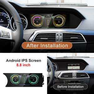 Reproductor multimedia para coche CNSTWE Qualcomm 6658.8 pulgadas Android 14, adecuado para Mercedes-Benz Clase C W204-NTG 4.5, reproducción inalámbrica en el coche. - Product Image 3