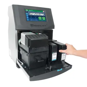 Videojet 1240 printer inkjet terus-menerus, printer CIJ karakter kecil, Printer Inkjet untuk lini produksi pabrik