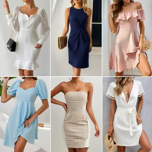 Vestido Mini Bodycon Sexy de Punto para Mujer, Color Sólido, Ajustado, para Fiesta y Club, Estilo Halter sin Mangas con Aberturas, Estilo Verano - Venta Directa de Fábrica - Product Image 4