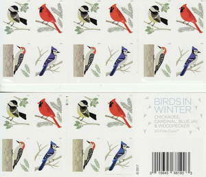 Sellos Postales <span class=keywords><strong>de</strong></span> Estados Unidos <span class=keywords><strong>de</strong></span> Animales del Bosque <span class=keywords><strong>de</strong></span> Invierno 2023 y <span class=keywords><strong>Aves</strong></span> Migratorias <span class=keywords><strong>de</strong></span> Invierno 2018, Varios Estilos, 5 Hojas <span class=keywords><strong>de</strong></span> 100 Unidades, Productos Disponibles - Product Image 6