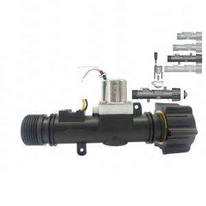 Vanne solénoïde bistable à verrouillage intelligent Goldenland pour l'irrigation, 3/4 pouce, DC 6V, 0,02-0,8 MPa, avec débitmètre et insert en cuivre - Product Image 1